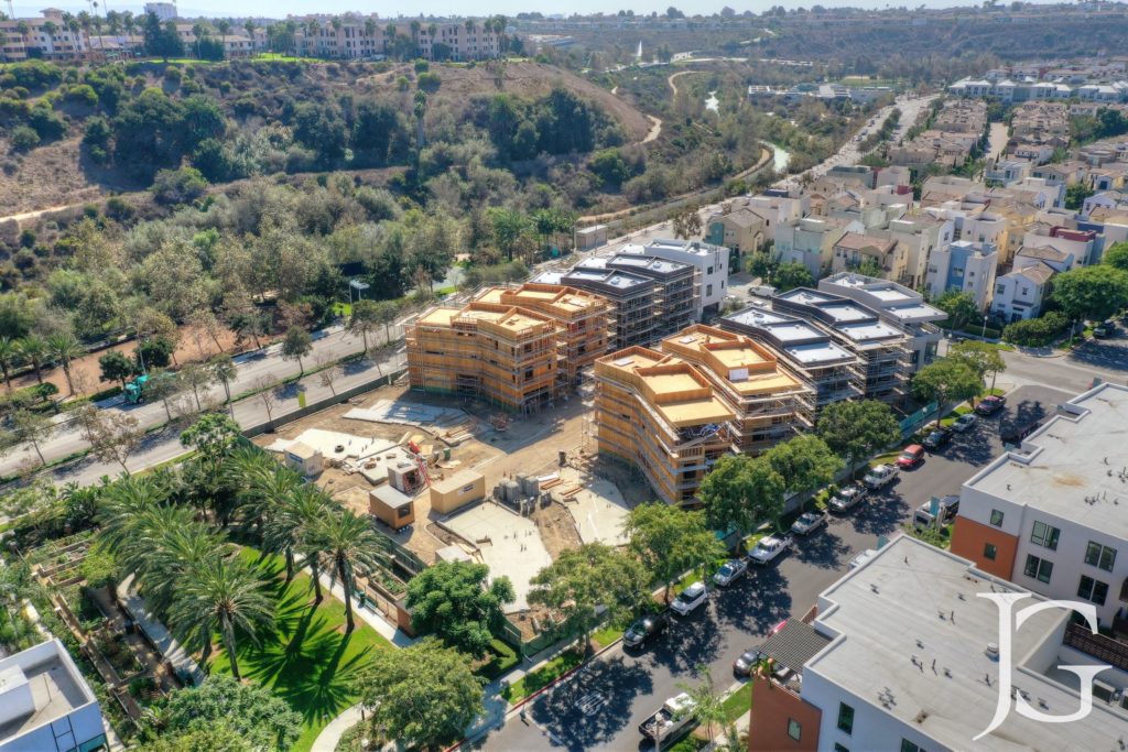 Encore Playa Vista Aerial South and West View as of October 2020