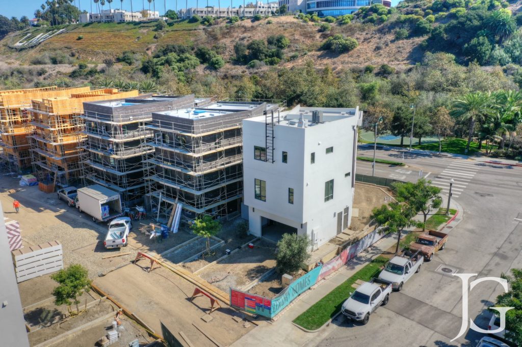 Encore Playa Vista Lot 13 and 14 View as of October 2020